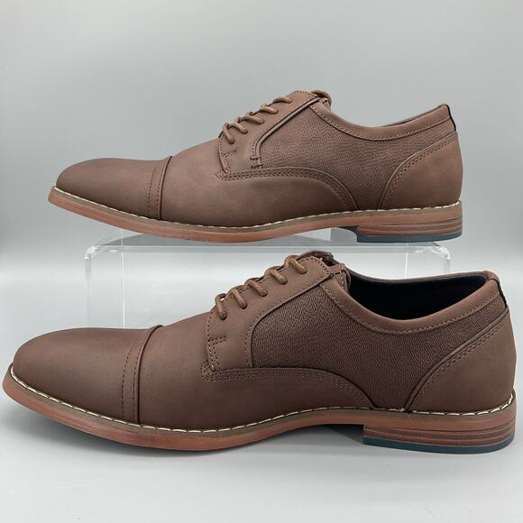 NEW Reserved Footwear Men’s Asher Oxford Dress Shoes Brown Size 9.5 main image 7